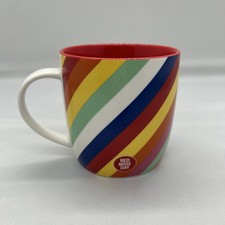 Comic Relief Striped Mug Red