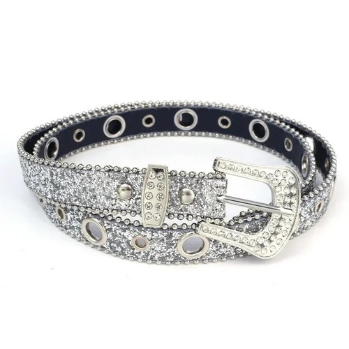 Waist belt glitter - belt, crystal