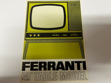 FERRANTI  19" TV TABLE MODEL