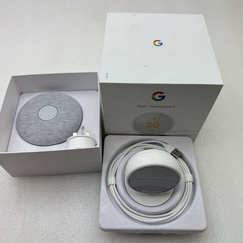 Google nest thermostat white - google,