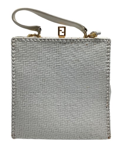 Fendi basket bag white - fendi,