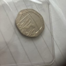 RARE UK UNDATED 2008 20p TWENTY PENCE COIN, MINT ERROR NO DATE.