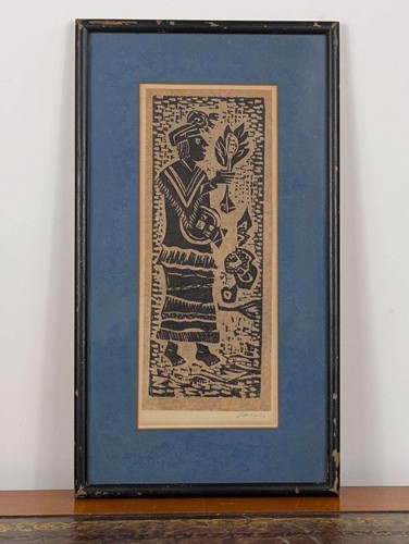 Jacob heller woodcut chine - jacob, on
