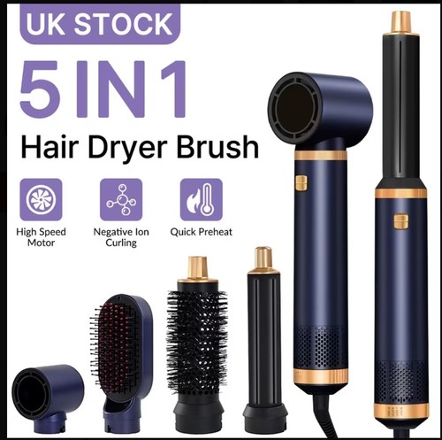 Hair dryer brush hot - 5-in-1,