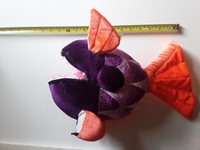 Rare Fish Plush Toy - Multi-Colored Small Size for Ages 4-7