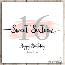 Personalised 16th birthday - personalised,
