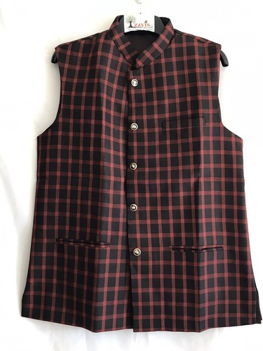 Men sleeveless nehru jacket - ,