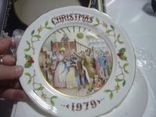 Aynsley China Collector Plate - Mr Fezziwig's Ball, A Christmas BOXED-MINT COND