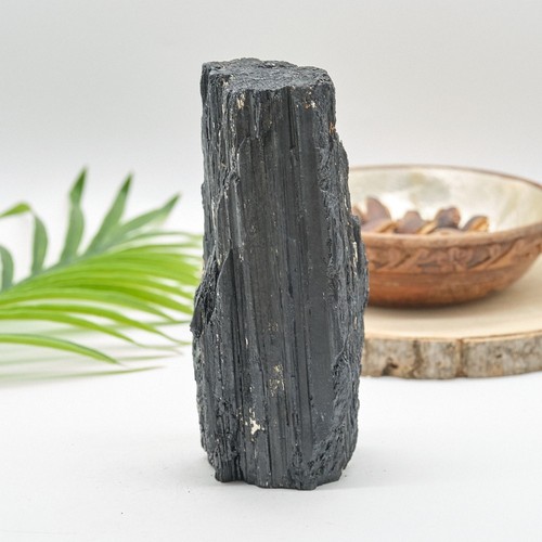 Large raw black tourmaline - raw,