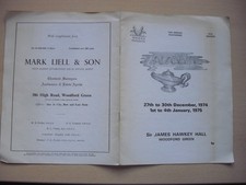 Pantomime programme sir james - sir,