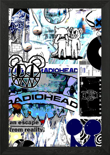 Radiohead collage escape from - collage:,