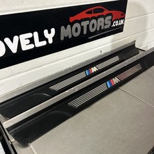 BMW E46 Coupe Convertible M Sport Door Kick Plates Sill Skirt Trims