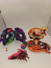 Mighty Max Lashes Lizard Doom Zone & Sinks Nautilus Playsets (missing parts)