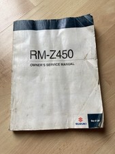 RMZ 450 SUZUKI OWNERS SERVICE MANUAL 2009