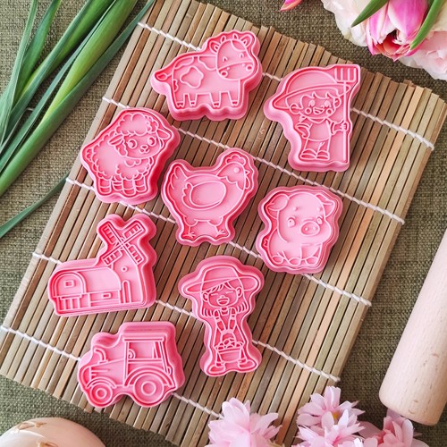 Farmyard cookie cutters mould - cookie,