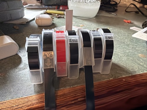 Dymo embossing label tape - label, tape.