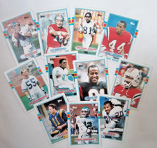Vintage 1988 American NFL Football Topps Trading Cards Full Pack 33 Cards