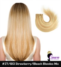Full Head 100% Human Remy Hair Weaves wefts extensions-weave-Double Weft