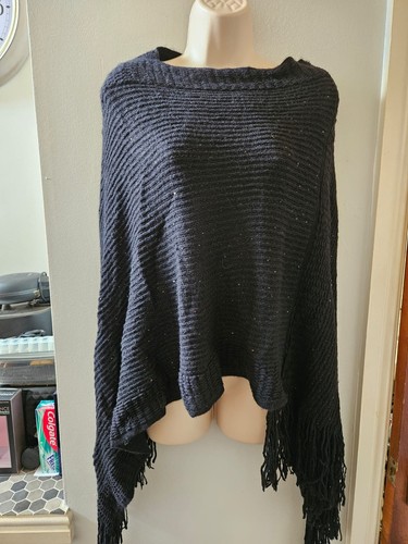 Black knit sparkle sequin - knit,