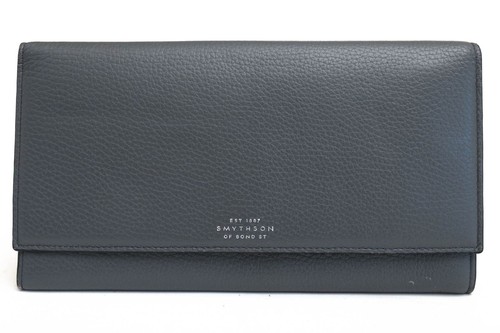 Smythson gray leather - smythson,