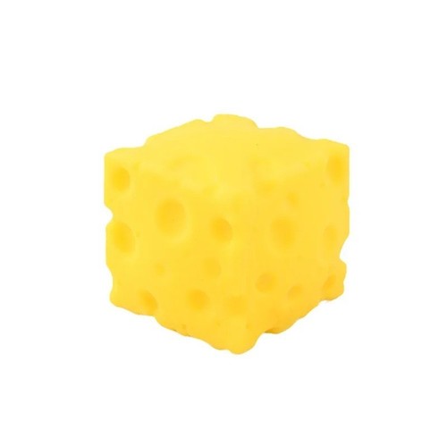 Squeeze cheese block squishy - block,