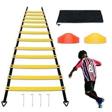 6M Ladder Fitness Training Sports Equipment Cones Markers Speed Agility Training