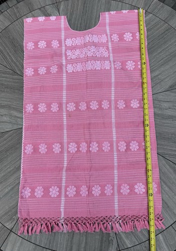 Hand woven amuzgo huipil - amuzgo, knee