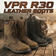 VPR Leather Motorcycle Boots