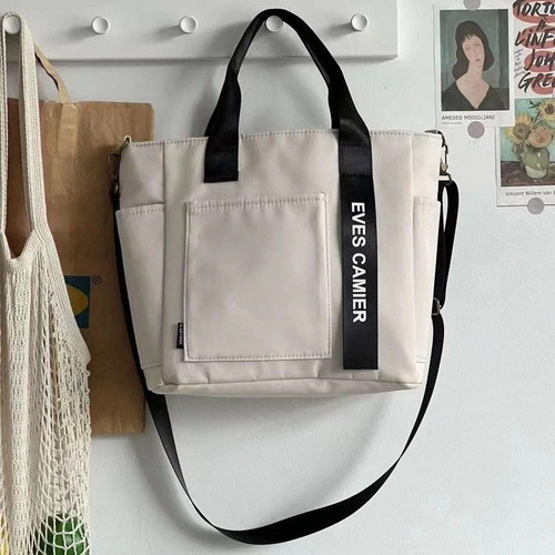 Womens canvas tote bag large - canvas,