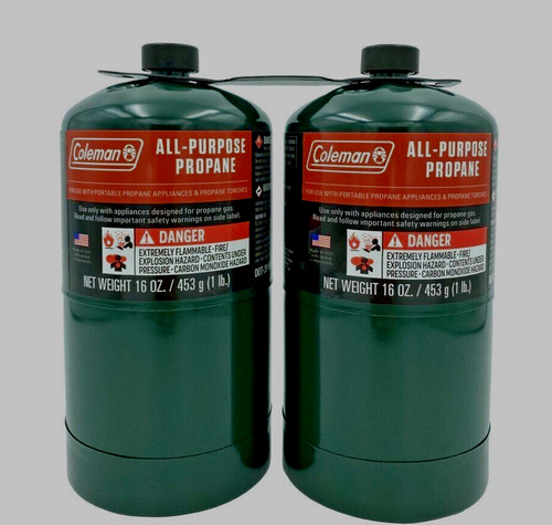 Empty gas 2 pack coleman - no,
