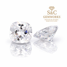 White/Colourless Cushion Cut