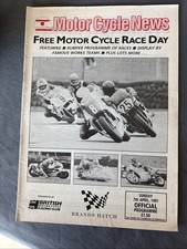 Race Programme 7 April 1994 Brands Hatch Motorcycle Races Sidecar Sales A4