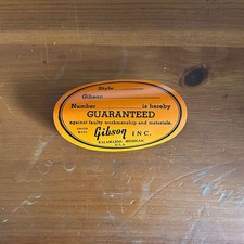 1960's Gibson Blank Orange