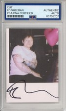 ED SHEERAN SIGNED ALBUM CARD