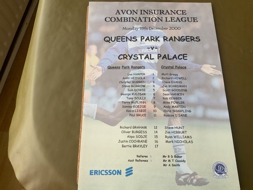 Queens park rangers crystal - rangers, v