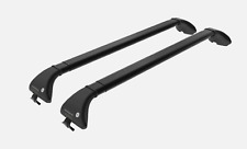 Nordrive Snap black steel aero Roof Bars for BMW X2 2018 - present