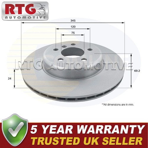 Rear brake disc fits bmw - fits,
