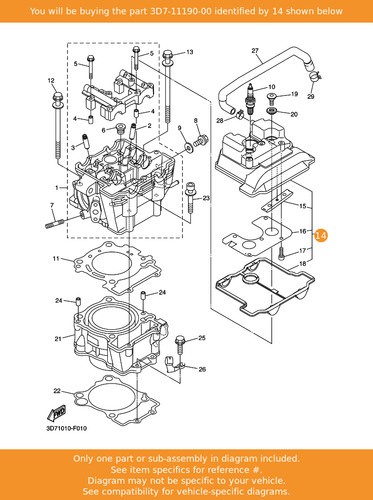 Yamaha cover cylinder - yamaha, head