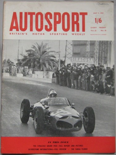 Autosport magazine may - may, 1961