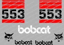 BOBCAT 553 SKID STEER DECAL
