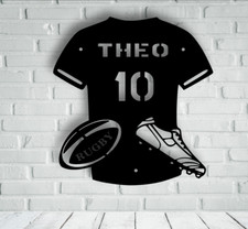 Personalised ACRYLIC Rugby