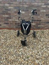 QUALITY INVACARE  3 WHEEL ROLLING WALKER - DEEP STORAGE - CHROME COLOUR