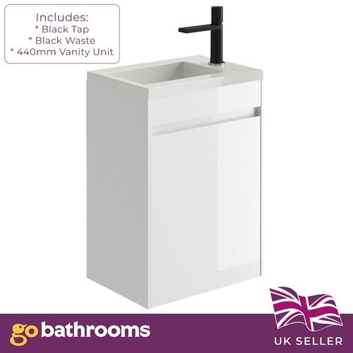 440mm small cloakroom vanity - small,