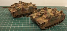Painted 28mm ww2 bolt action German Stug III Armoured Platoon miniatures