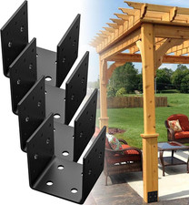 4Pcs Heavy Duty 4x4 Post Base