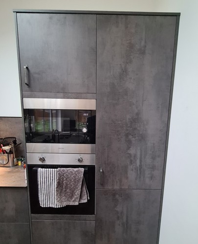 Integrated oven and - and, microwave