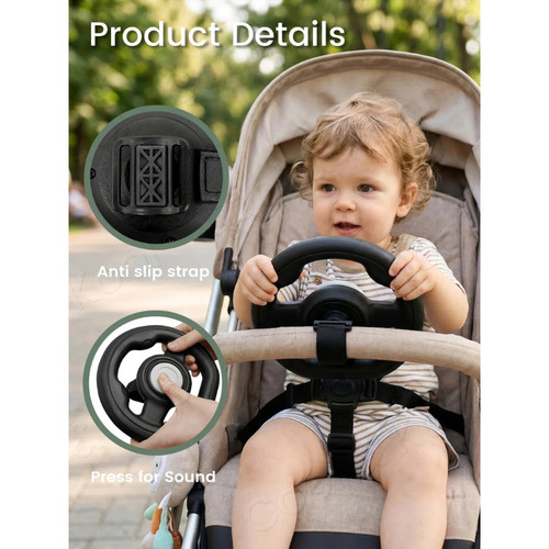 Baby stroller steering wheel - stroller,