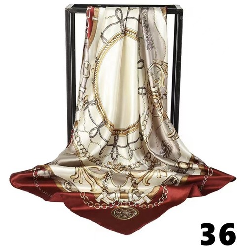 Large 90cm satin - satin, square