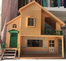 Sylvanian Families RARE Woodland Lodge BOXED red roofed house Primrose Cottage