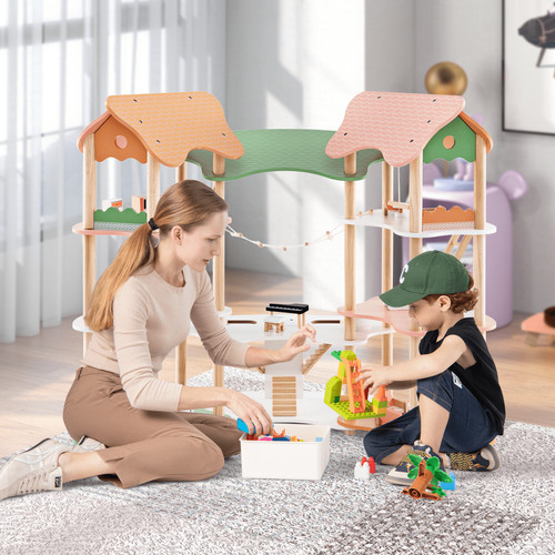 Multi layer wood - wood, dollhouse